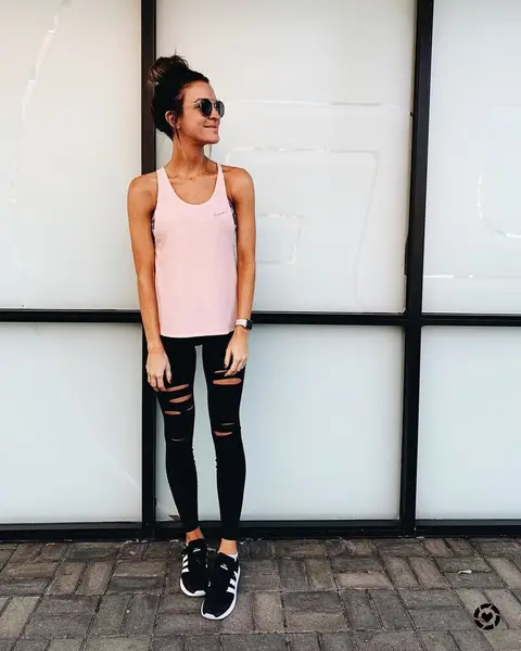 image by laurenkaysims containing fashion model, shoulder, joint, leggings, fashion
