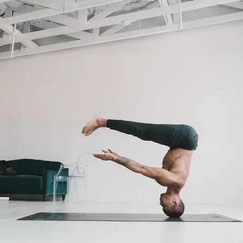 image by aloyoga containing physical fitness, shoulder, joint, leg, arm