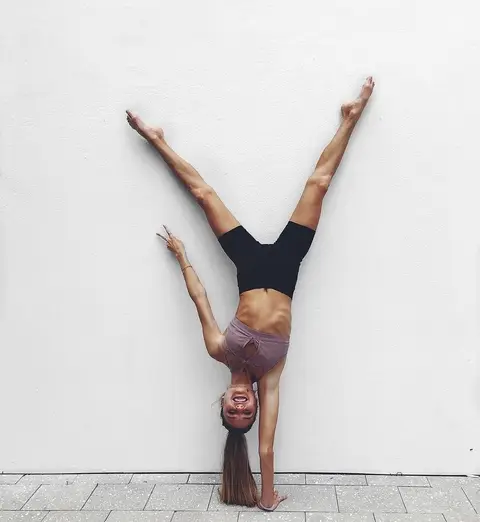 image by aloyoga containing White, Leg, Athletic dance move, Arm, Joint