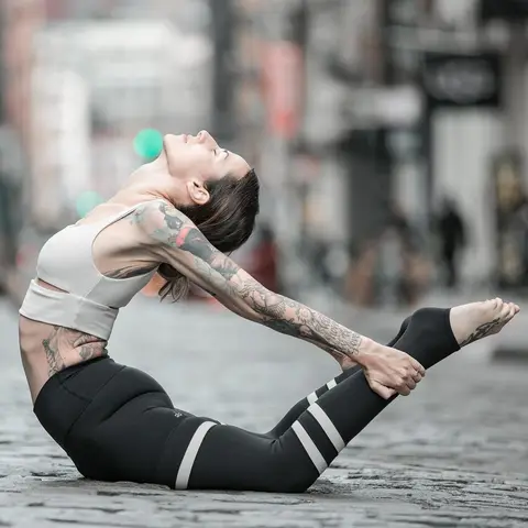 image by aloyoga containing Beauty, Arm, Joint, Performance, Physical fitness