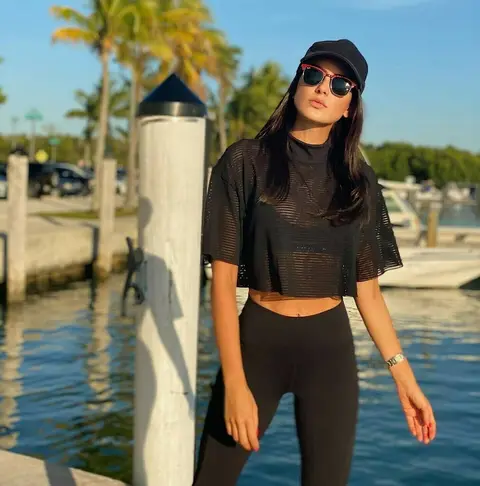 image by danielaboterofficial containing Clothing, Shoulder, Crop top, Waist, Fashion