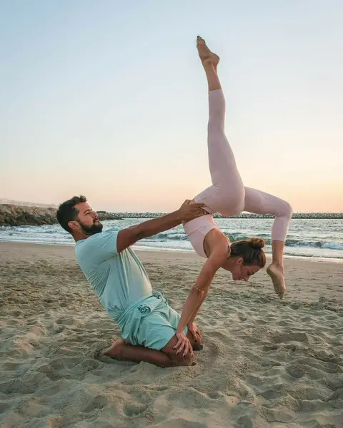 image by acrowithjon containing People on beach, People in nature, Physical fitness, Acrobatics, Fun