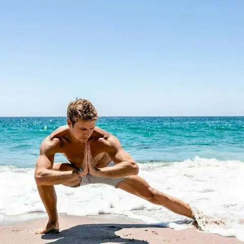 image by joshkrameryoga containing Barechested, Vacation, Beach, People on beach, Sun tanning