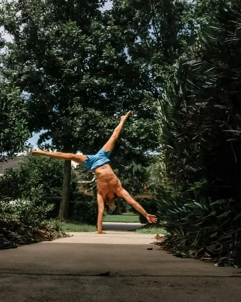image by healingmotions containing Flip (acrobatic), Balance, Individual sports, Tree, Sports