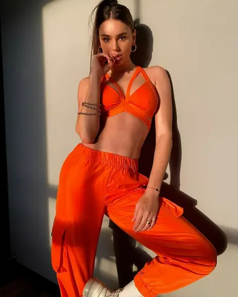 image by stephistegman containing Orange, Clothing, Red, Abdomen, Shoulder