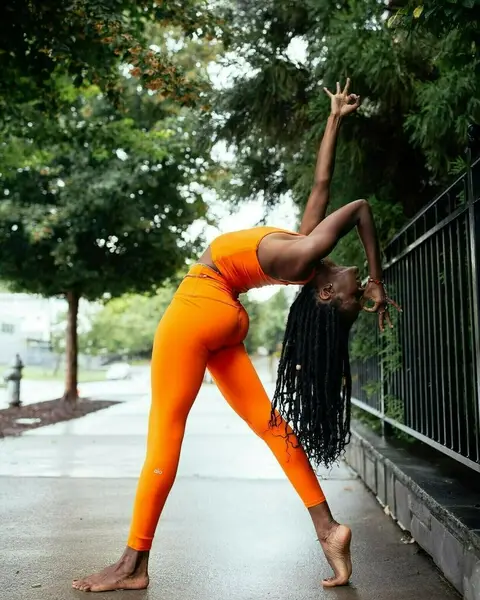 image by hippie_heathen containing Orange, Beauty, Sportswear, Leg, Human leg