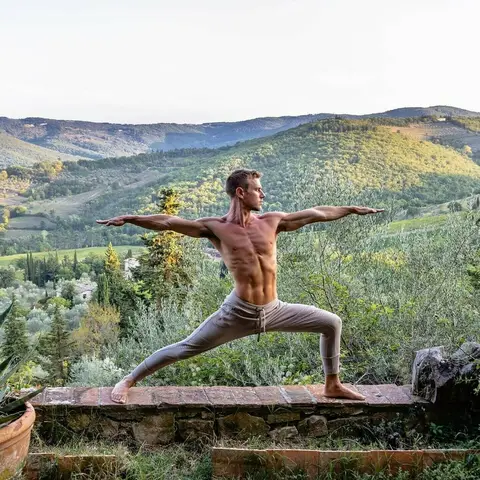 image by joshkrameryoga containing Physical fitness, Yoga, Stretching, Leg, Muscle