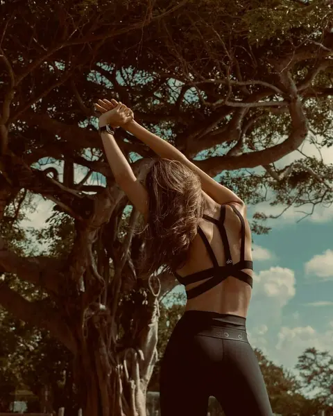 image by stefaniafernandezk containing People in nature, Tree, Beauty, Branch, Long hair