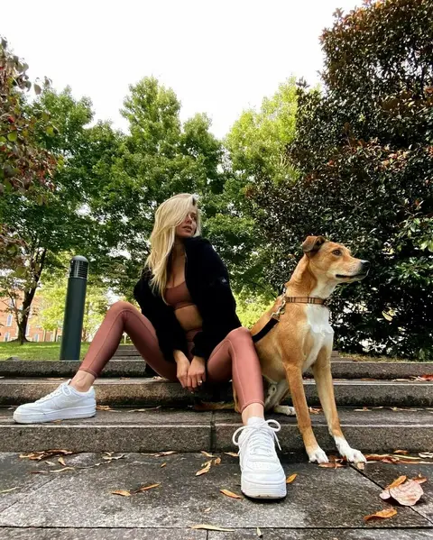 image by danielleknudson1 containing Dog, Canidae, Beauty, Footwear, Leg