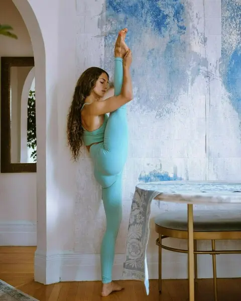 image by aminahtaha containing Blue, Leg, Shoulder, Long hair, Wall