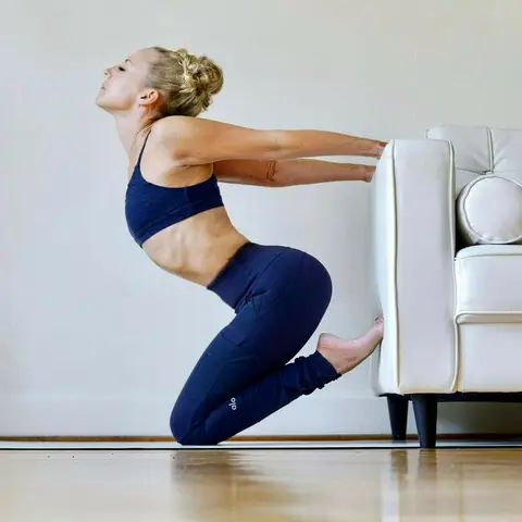 image by robinmartinyoga containing Sportswear, Leg, Thigh, Arm, Physical fitness