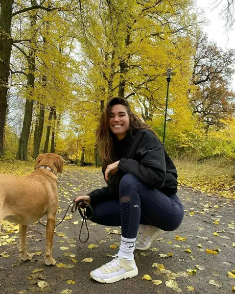 image by rachellvallori containing People in nature, Dog, Canidae, Yellow, Tree