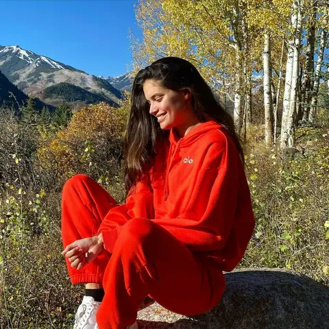 image by sarasampaio containing People in nature, Red, Outerwear, Beauty, Tree