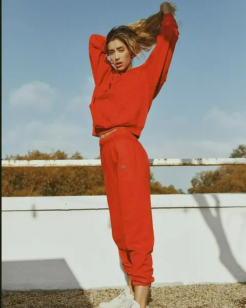 image by jessicamichel containing Red, Clothing, Standing, Pajamas, Workwear