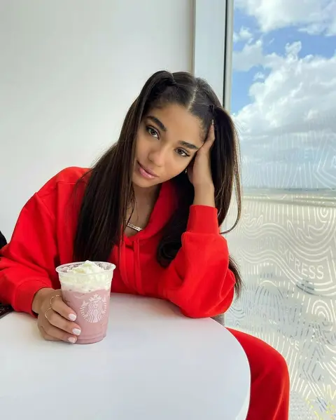 image by yoventura containing Red, Drink, Drinking, Sitting, Smoothie