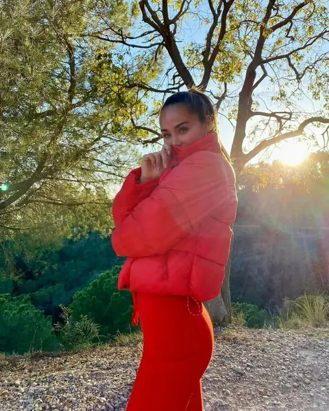 image by abrilraluy containing Red, Costume, Orange, Pink, Tree