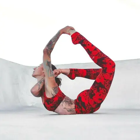 image by eleonorazampatti containing Red, Acrobatics, Performance, Arm, Leg
