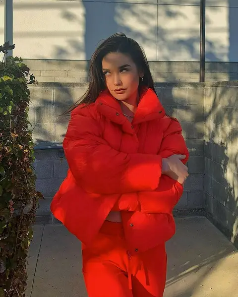 image by amandasteele containing Red, Outerwear, Textile, Photography, Smile