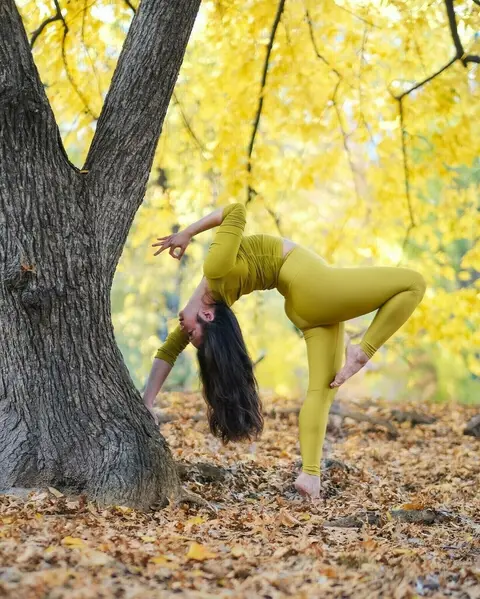 image by meliniseri containing People in nature, Tree, Yellow, Branch, Leaf