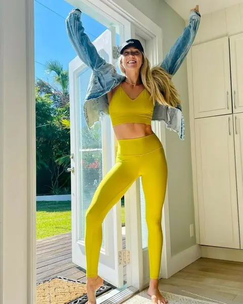 image by calliegullickson containing Yellow, Clothing, Spandex, Leg, Textile