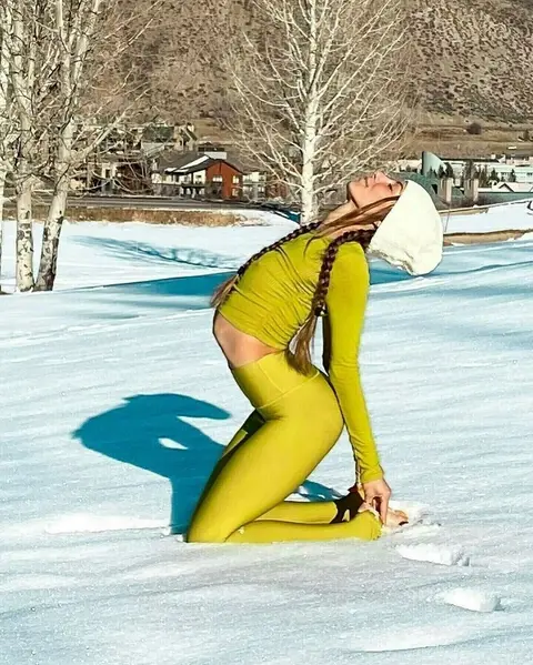 image by tawnyjanae containing Snow, Winter, Yellow, Recreation, Footwear