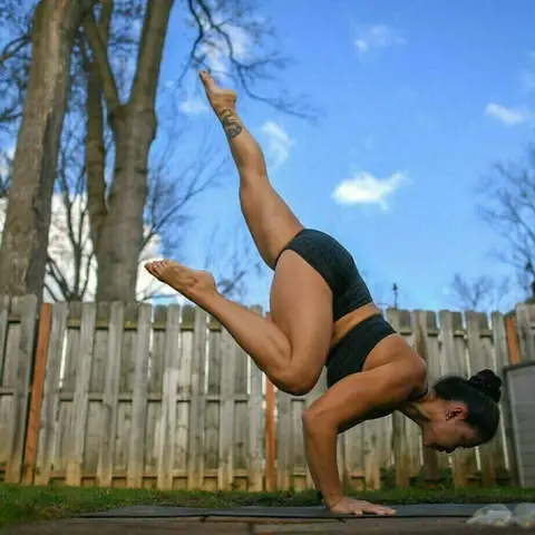 image by laurasykora containing Physical fitness, Stretching, Leg, Individual sports, Flip (acrobatic)