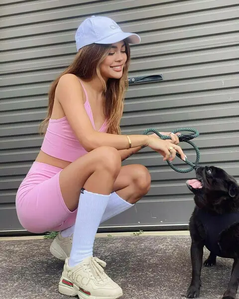 image by lilymaymac containing Footwear, Shoe, Smile, Dog, Leg