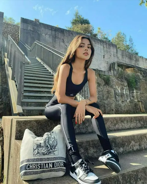 image by lilymaymac containing Sky, Hairstyle, Shoe, Flash photography, Eyewear