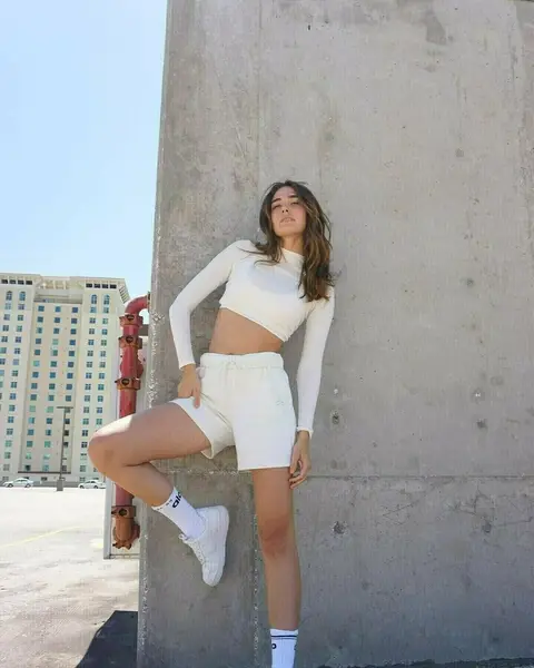 image by rachellvallori containing Hair, Leg, Fashion, Building, Flash photography