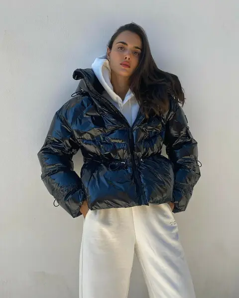 image by blancapadilla containing Face, Outerwear, Arm, Shoulder, Human body