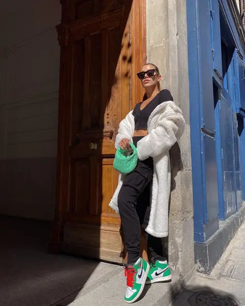 image by michellesalasb containing Shoe, Hat, Luggage and bags, Door, Street fashion