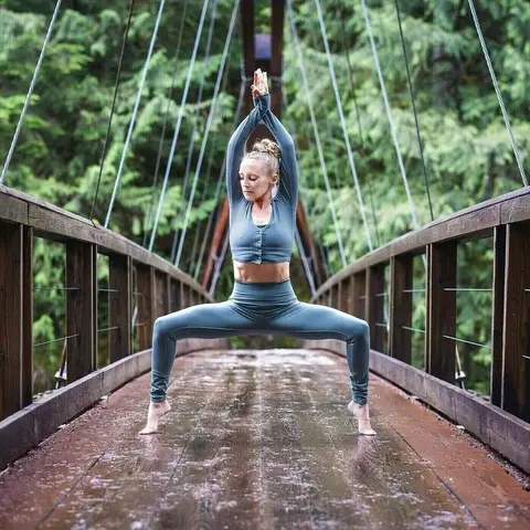 image by robinmartinyoga containing Hand, Vertebrate, Plant, People in nature, Wood