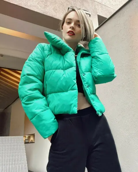 image by fabiolagdo containing Outerwear, Neck, Sleeve, Gesture, Collar