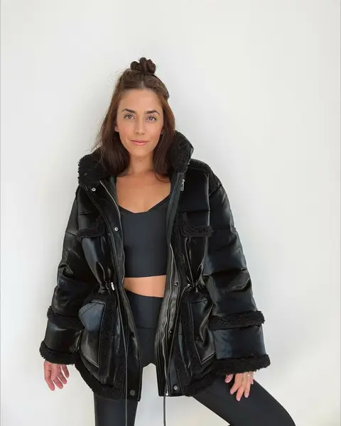 image by michelleweinhofen containing Outerwear, Neck, Sleeve, Waist, Gesture