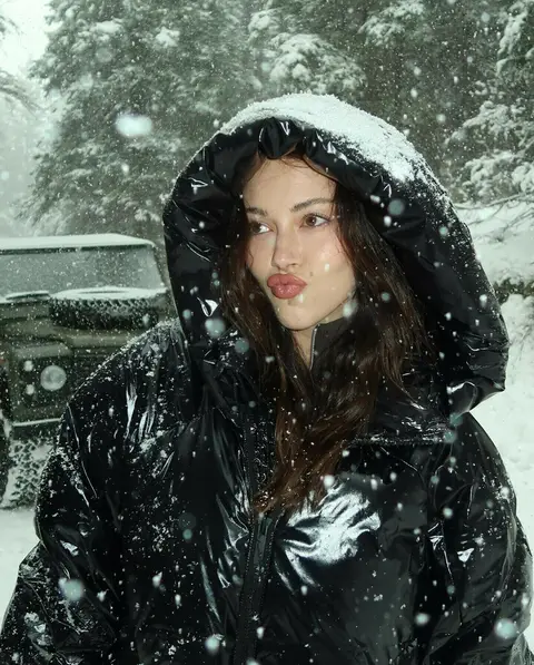 image by jourdansloane containing Head, Snow, Tire, Freezing, Black hair