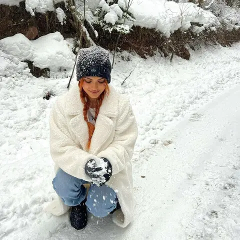 image by fatherkels containing Jeans, Snow, Sunglasses, Glove, Cap