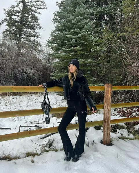 image by piamance containing Snow, Plant, Tree, People in nature, Fence