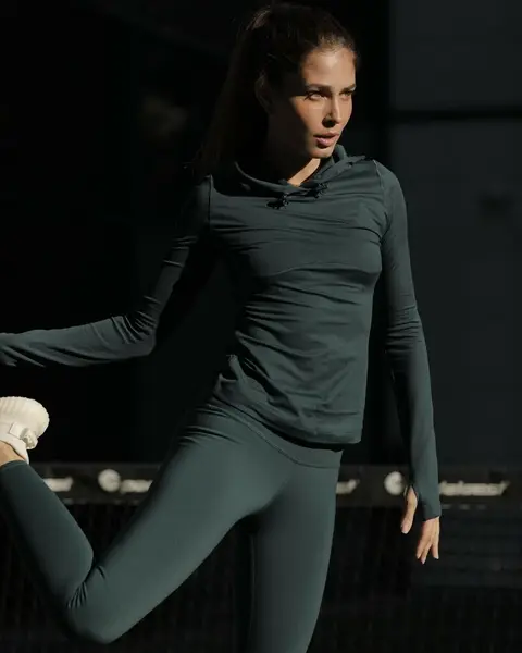image by coralsimanovich containing woman, dance, dancer, black, legging
