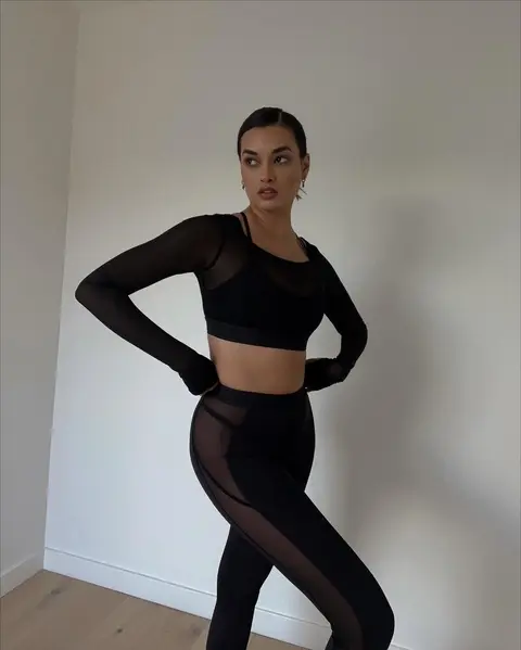 image by giizeleoliveira containing Trousers, Leg, Stomach, yoga pant, Active pants