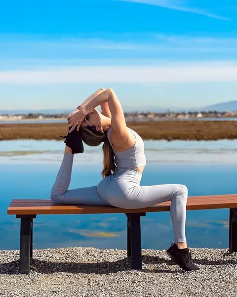 image by yoga_ky containing Water, Shoe, Sky, Leg, People in nature