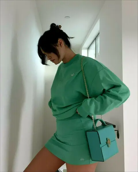image by giizeleoliveira containing Outerwear, Neck, Sleeve, Waist, Thigh