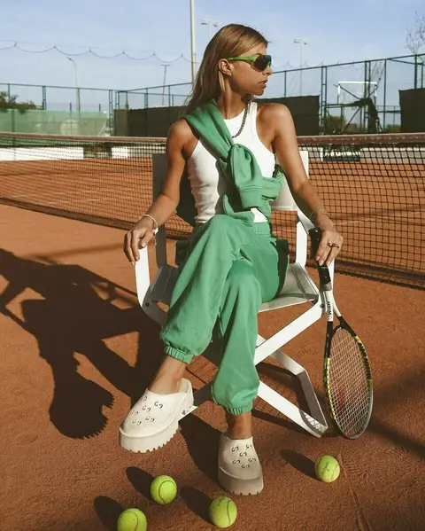 image by debiflue containing Shoe, Tennis, Leg, Green, Sky