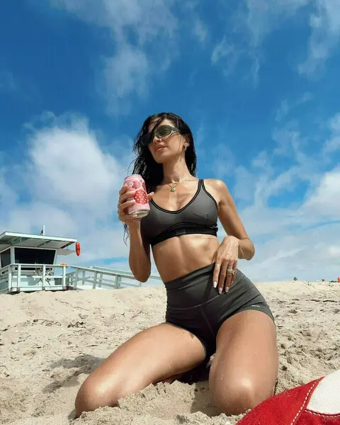 image by justtnic containing Sky, Cloud, Swimsuit top, Leg, Sunglasses