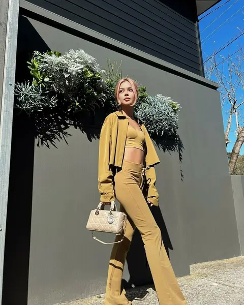 image by lilymaymac containing Building, Sleeve, Blazer, Tints and shades, Smile