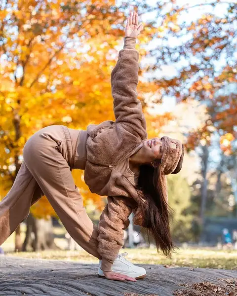 image by meliniseri containing People in nature, Tree, Wood, Happy, Dance