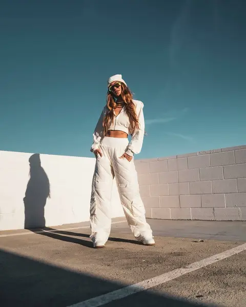 image by tawnyjanae containing white, woman, wear, stand, pant