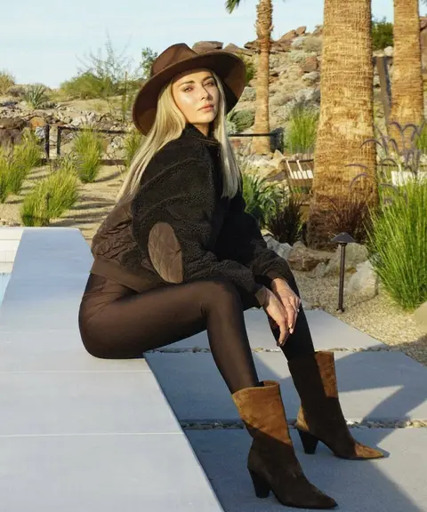 image by ludidelfino containing boot, woman, sit, palm tree, hat