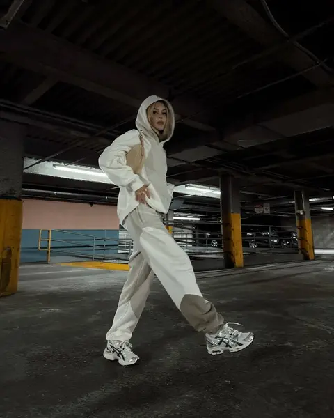 image by lilymaymac containing person, parking garage, white, woman, wear