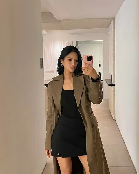 image by chaileeson containing woman, dress, take, selfie, black