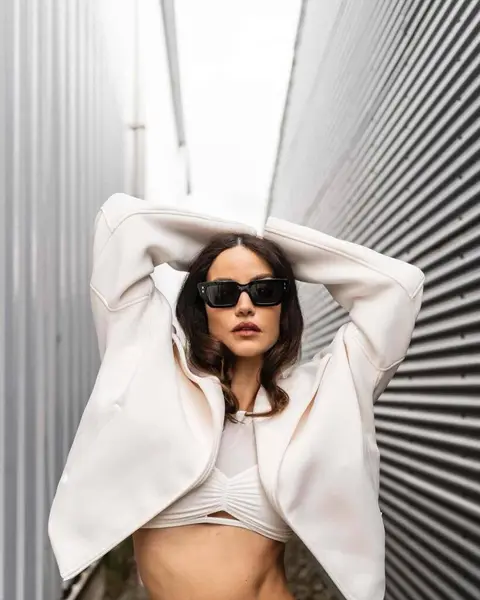image by sofiaresing containing woman, white, sunglasses, wear, goggles
